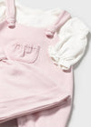 Mameluco Overol Y Gorro Felpa Rosa Baby Bebe Niña Mayoral M2602 MAYORAL