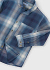 Camisa M/L Cuadros Marino Niño Mayoral M4127 MAYORAL