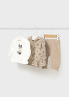 Conjunto Pants Punto Tejido 3 Piezas Cereal Vig  Bebe R/N Mayoral M2608 MAYORAL