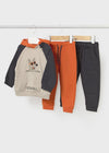 Conjunto De Pants Combinado 2 Pantalones Naranja Bebe Niño Mayoral M2835 MAYORAL