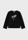 Blusa M/L Negro Niña Mayoral M178 MAYORAL
