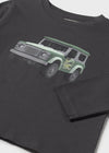 Playera M/L Coche Gris Bebe Niño Mayoral M2066 MAYORAL