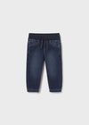 Pantalon Soft Denim Jogger Oscuro Bebe Niño Mayoral M2508 MAYORAL