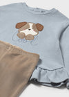 Conjunto Leggings Con Sudadera Camel Bebe Niña Mayoral M2738 MAYORAL