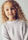 Sueter Lentejuelas Plata Niña Mayoral M4306 MAYORAL