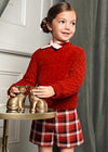Sueter Pelito Rojo Niña Abelylula M5827 ABEL Y LULA