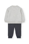 Conjunto De Pants Felpa Crudo Gris De Niño -Bci Boboli T18M M312129 BOBOLI