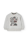 Conjunto De Pants Felpa Crudo Gris De Niño -Bci Boboli T18M M312129 BOBOLI