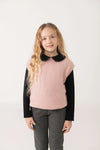 Conjunto Chaleco Tejido Rosa Con Falda De Niña -Bci Boboli T6 M402242 BOBOLI