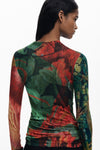 Blusa Tejida De Diseñador Por Mr. Christian Lacroix Dama Desigual M5Wwjf48 DESIGUAL