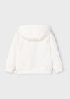 Sudadera Con Gorro Blanco Niño Mayoral M4451 MAYORAL