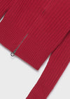 Sueter Cierre Tejido Rojo Junior Niña Mayoral M7323 MAYORAL