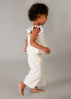 Conjunto Pantalon Con Blusa Crochet Crudo Bebe Niña Mayoral M1515 MAYORAL