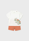 Conjunto Algodon Short Y Playera Arcilla Bebe Niño Mayoral M1668 MAYORAL