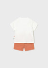 Conjunto Algodon Short Y Playera Arcilla Bebe Niño Mayoral M1668 MAYORAL