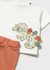 Conjunto Algodon Short Y Playera Arcilla Bebe Niño Mayoral M1668 MAYORAL