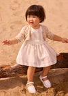 Vestido Rayas  Avellana Bebe Niña Mayoral M1904 MAYORAL