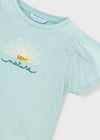 Conjunto Blusa M/C Lago Con Falda Flores Niña Mayoral M3004