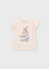 Blusa M/C Botas Salmon Niña Mayoral M3007 MAYORAL