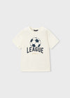 Conjunto Playera M/C "League" Con Short Nata Niño Mayoral M3074 MAYORAL