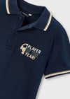 Polo M/C Print Futbol Marino Niño Mayoral M3108 MAYORAL