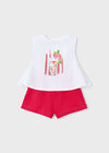 Conjunto Short Y Blusa Persimon Niña Mayoral M3228 MAYORAL