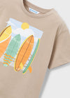 Conjunto 3 Piezas Playera M/C-Tirantes Topo-Peach Niño Mayoral M3603 MAYORAL