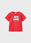 Conjunto Playera M/C  Con Short De Algodon Robot Rojo Niño Mayoral M3604 MAYORAL