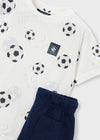 Conjunto Short Y Playera M/C Estampado Marino Niño Mayoral M3607 MAYORAL