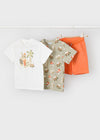Conjunto 3 Piezas Algodon  2 Playeras Bambu Niño Mayoral M3609 MAYORAL
