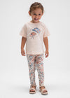 Conjunto Leggings Estampado Salmon Niña Mayoral M3727 MAYORAL