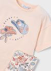 Conjunto Leggings Estampado Salmon Niña Mayoral M3727 MAYORAL