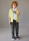 Conjunto Pants 3 Piezas Con Bermuda Citric Niño Mayoral M3884   MAYORAL