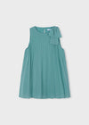Vestido Plisado Menta Niña Mayoral M3920 MAYORAL