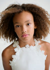 Blusa Tirantes Bordado Flores Blanca Junior Niña M6015 MAYORAL
