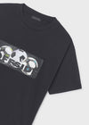 Playera M/C Print Negro Junior Niño Mayoral M6033 MAYORAL