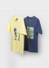 Set 2 Playeras M/C Lemon-Ocea Junior Niño Mayoral M6040 MAYORAL