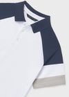 Polo M/C Combinado Blanco Junior Niño Mayoral M6165 MAYORAL