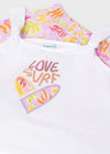Conjunto Short Estampado Lila Junior Niña Mayoral M6210 MAYORAL
