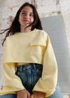 Sudadera Ligera Con Top Vainilla Junior Niña Mayoralt M6402 MAYORAL