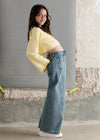 Pantalon Mezclilla Wide Le Junior Niña Mayoral M6552 MAYORAL