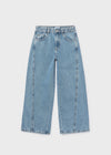 Pantalon Mezclilla Wide Le Junior Niña Mayoral M6552 MAYORAL