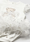 Pañalero Body Tutu Osito Crudo Bebe Niña Mayoral M1729 MAYORAL