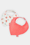 Pack 2 Baberos Pañuelos Catarinas Lunares De Bebé Niña Boboli T/Unic M113049 BOBOLI