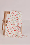 Manta Muselina Estampada Catarinas Blanca De Bebé Niña Boboli T/Unic M113050 BOBOLI