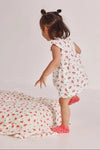 Vestido De Algodon Estampado Catarinas Blanco De Bebé -Bci Boboli  T1M M113083 BOBOLI