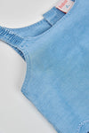 Conjunto De Blusa Con Pantalon Bordado Demin De Niña Boboli T2  M323075 BOBOLI