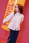 Camisa Batista Fantasía Crudo De Niña -Bci Boboli T6 M433000 BOBOLI