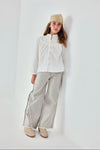 Pantalón Denim Elástico Gris De Niña -Bci Boboli T6 M433033 BOBOLI