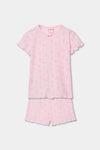Pijama Canalé Flores Rosa De Niña -Bci Boboli T2 M483005 BOBOLI